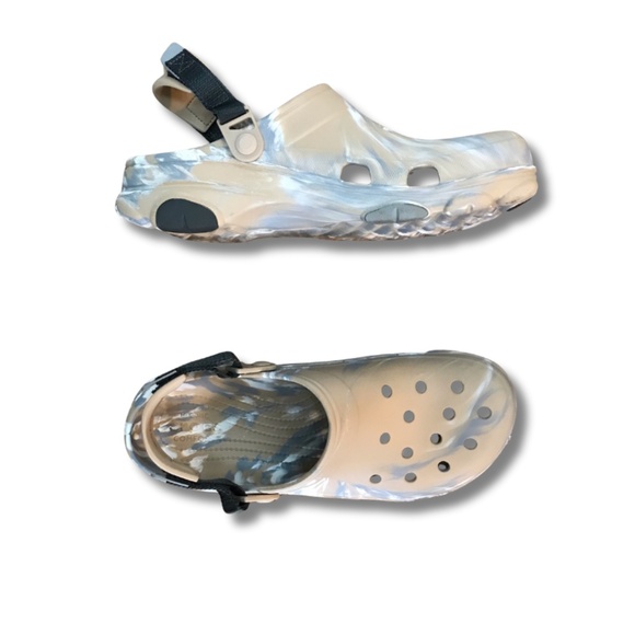 Crocs Men's Classic All-Terrain Marble Clogs Size 13 - Picture 1 of 12